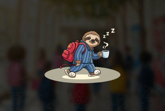 05 Sloth Back to School Vector Design: Graphics & Print Templates