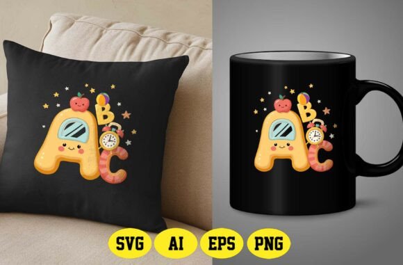 ABC Back to School Sublimation Craft Graphics
