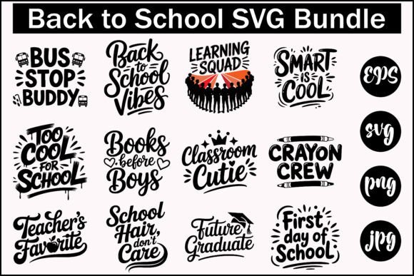 Back to School Funny SVG Pack