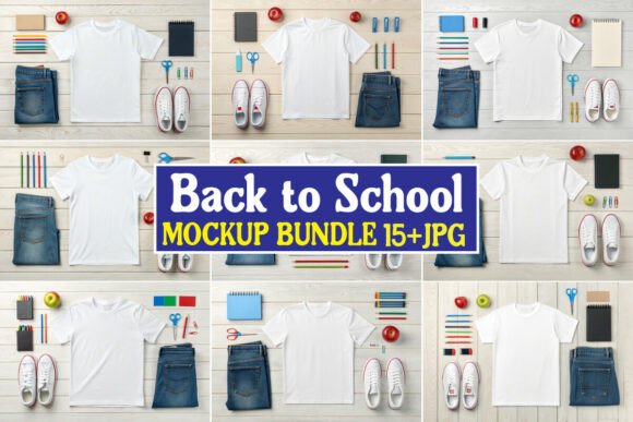 Back to School Mockup Bundle 05
