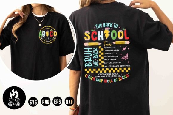 Back to School SCHOOL SVG for Graphics and T-Shirt Designs