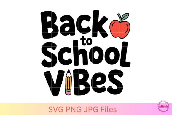 Back to School Vibes SVG, Teacher Kids