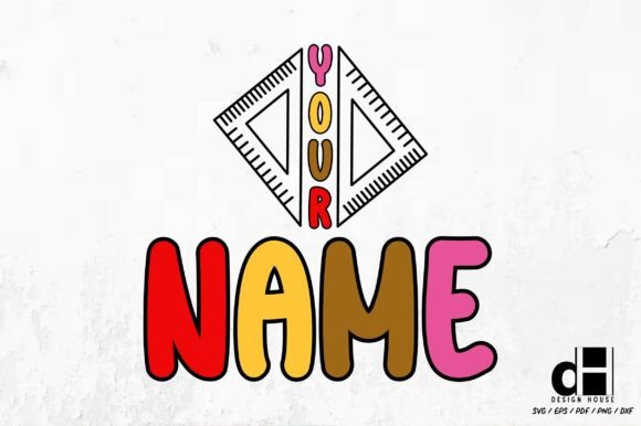 Back to School Your Name SVG PNG – Graphics & Crafts