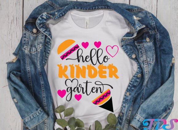 Hello Kindergarten, Back to School Shirt Graphics