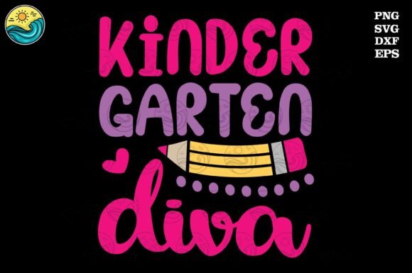 Kindergarten Diva SVG, Back to School