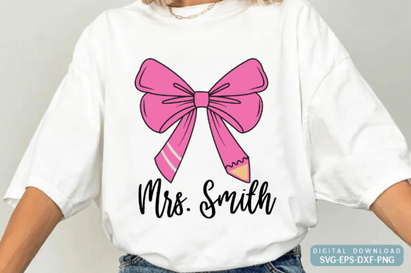Mrs. Smith SVG, Back to School Png
