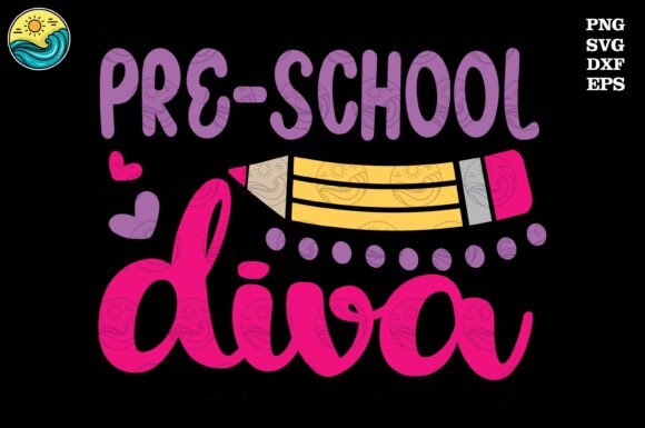 Preschool Diva SVG, Back to School Graphics