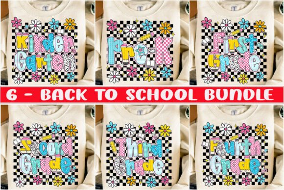Retro Floral Pencil Png, Back to School