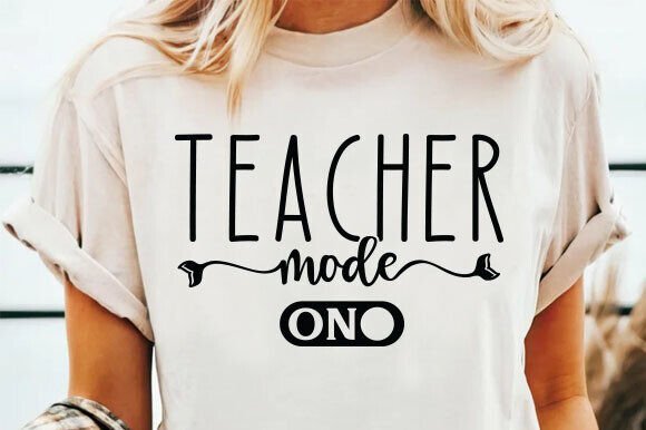 Teacher Mode SVG: Back to School Graphics