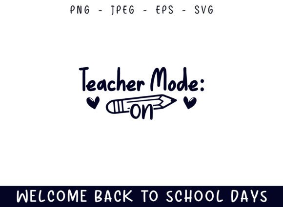 Teacher Mode SVG for Crafts and Graphics