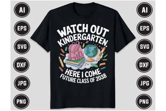 Watch Out Kindergarten Back to School Graphics