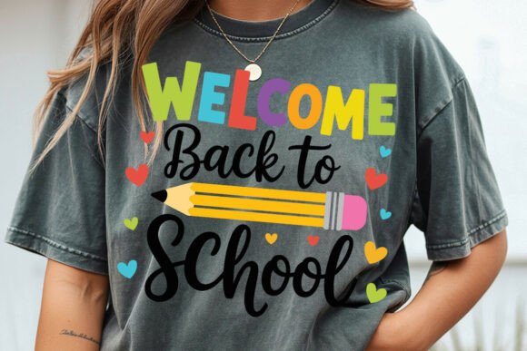 Welcome Back to School SVG Teacher Graphics
